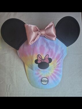Disney Minnie Mouse Sassy Bow Tie Dye Ears Hat - NWT